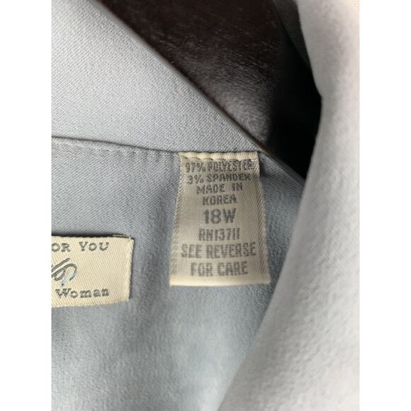 Lord and Taylor jacket Womens plus‎ size 18W Colorblock Black Gray Button front - Picture 5 of 5